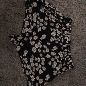 Navy floral flowy shorts2 pairs